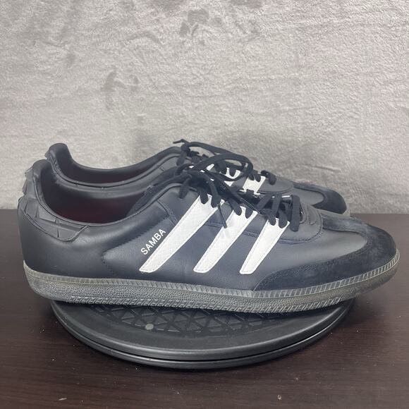 Adidas Mens Size 14 OG Samba Predator Black Lace Up Athletic Casual Sneakers - Picture 1 of 10